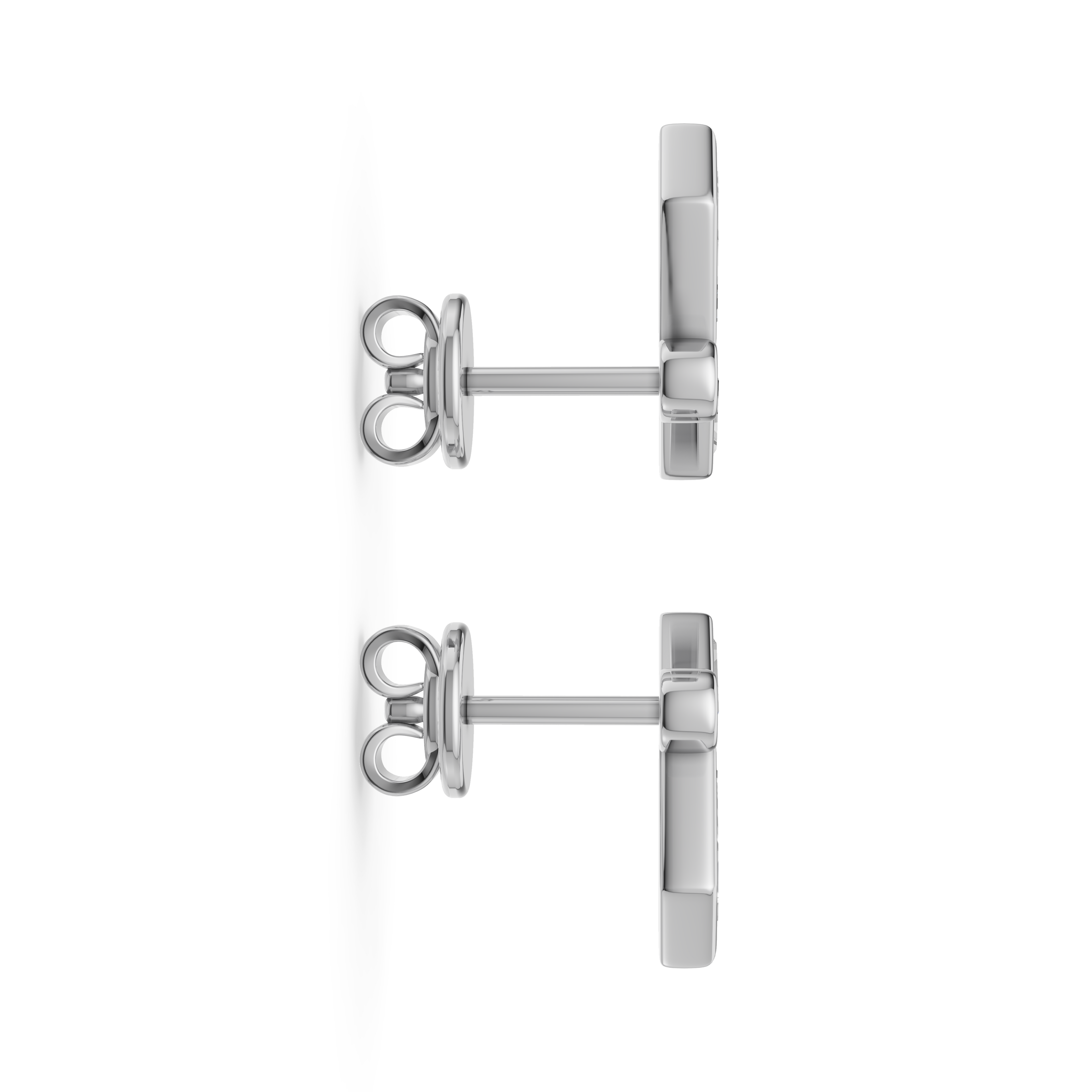 MCM 'Starburst' Lab Diamond Bezel Set Earrings
