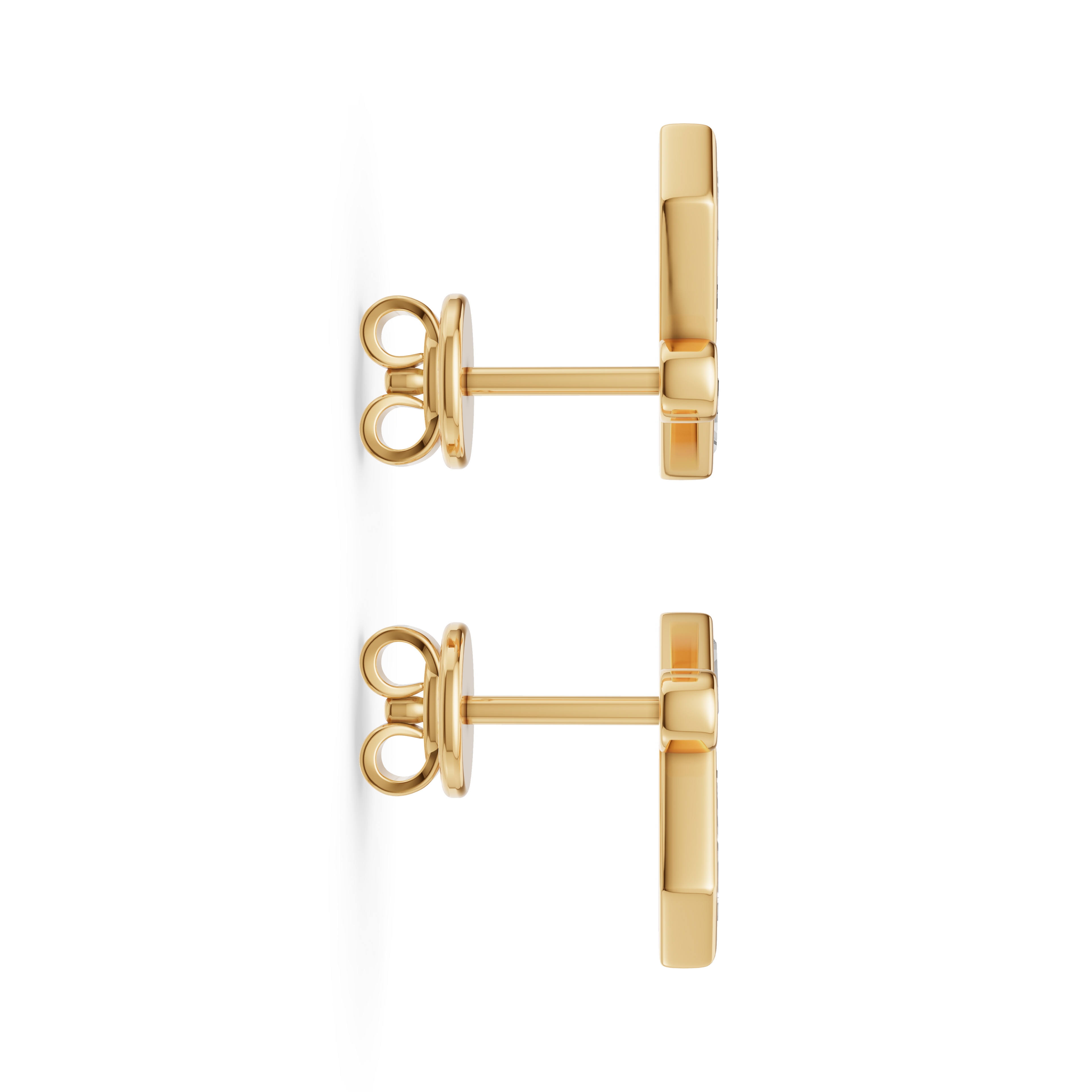 MCM 'Starburst' Lab Diamond Bezel Set Earrings