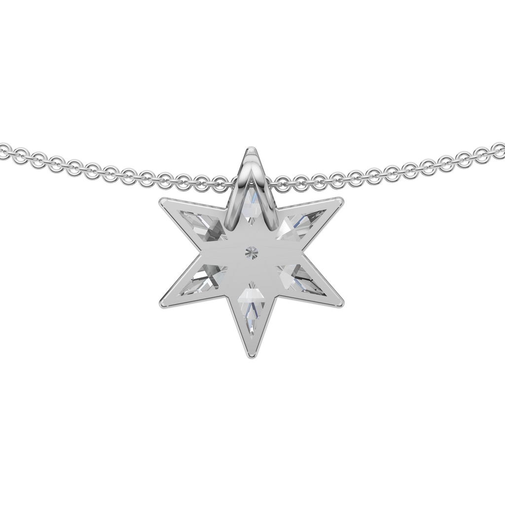 MCM 'Starburst' Lab Diamond Pendant Necklace