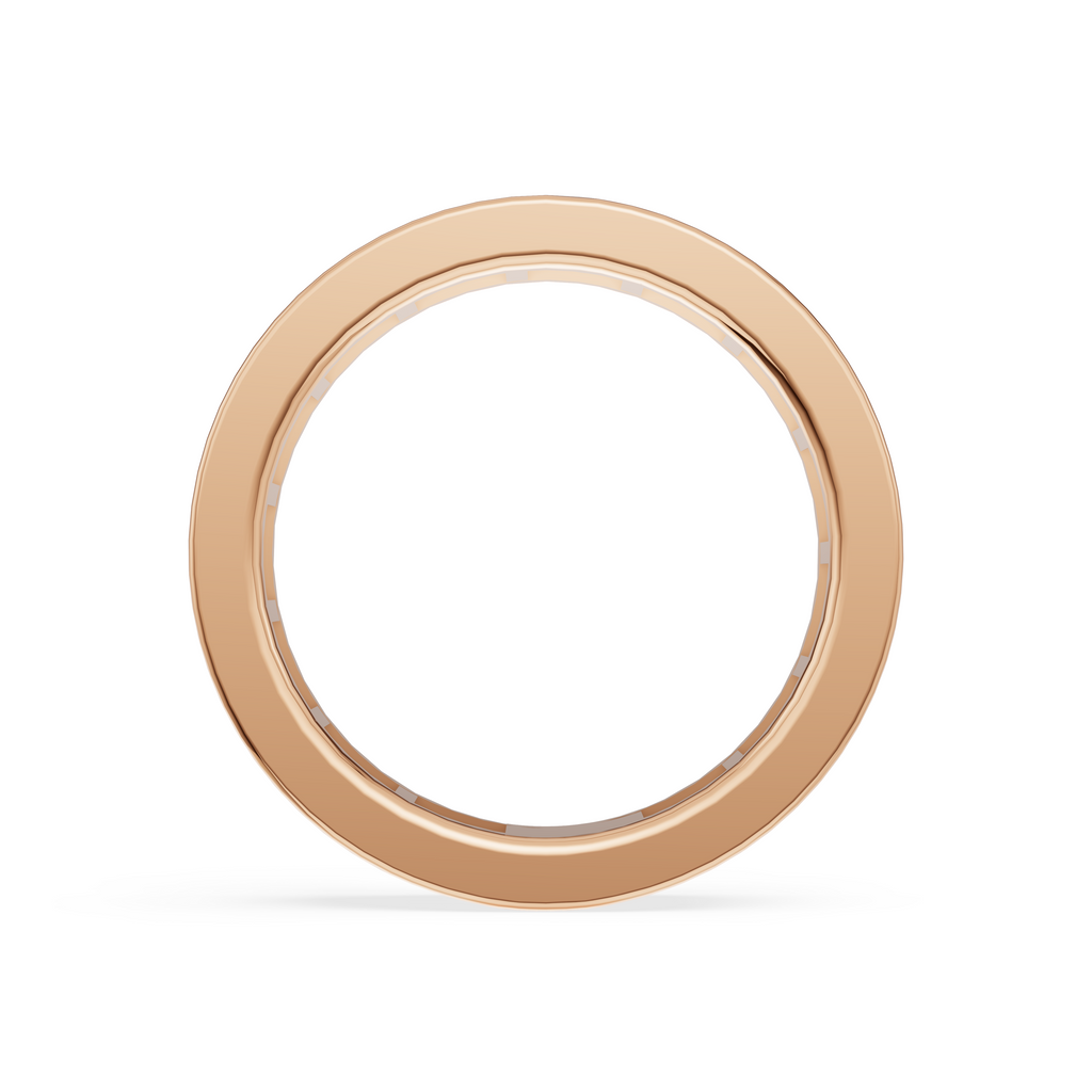 'Hera' Channel-Set, 2.25 TCW Baguette Cut Lab Diamond Eternity Band
