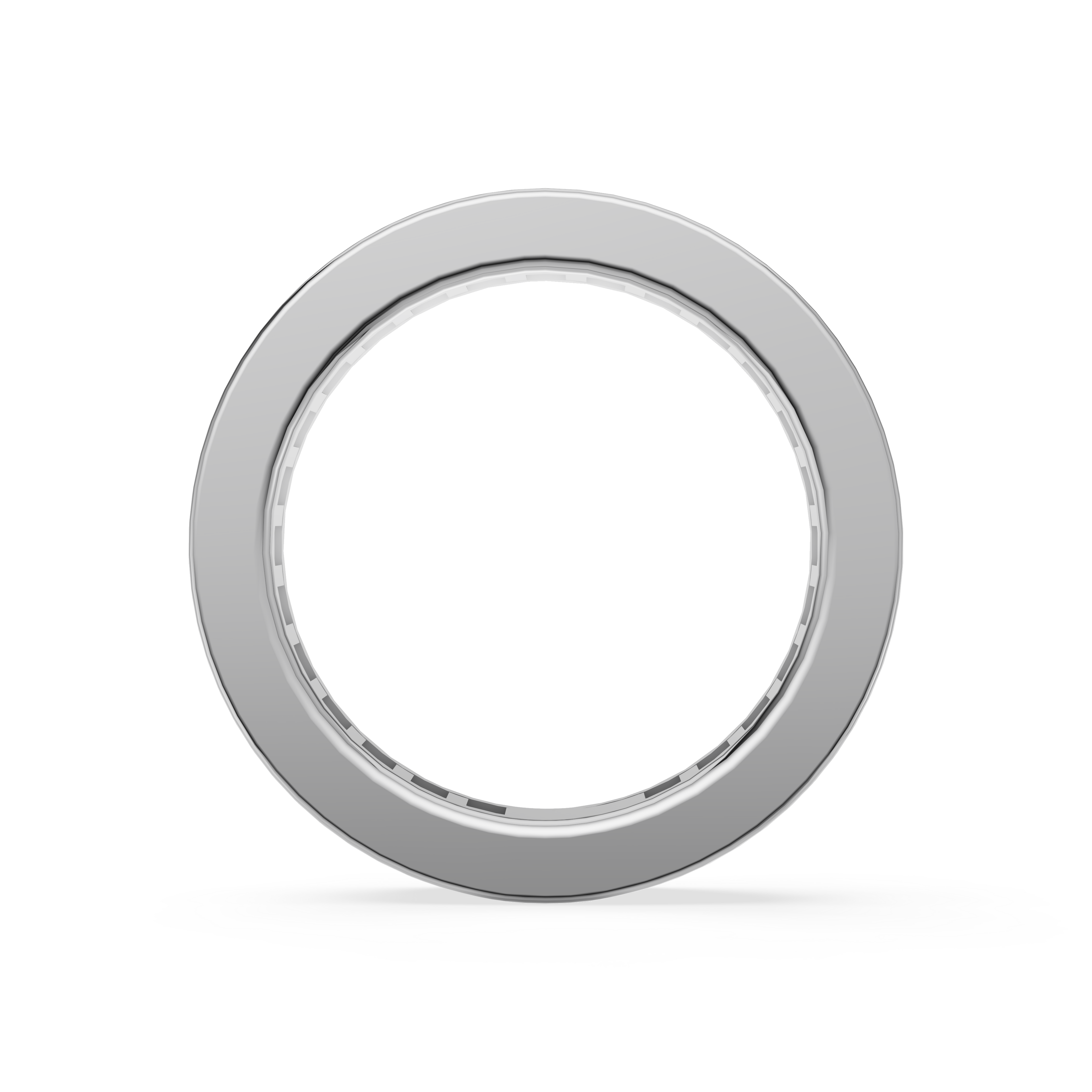 'Hera' Channel-Set Carré Cut Lab Diamond Eternity Band
