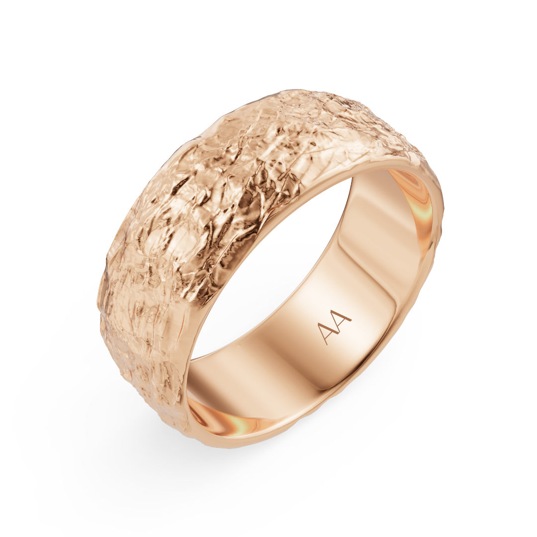 'Ares' 8mm wide Mens Band