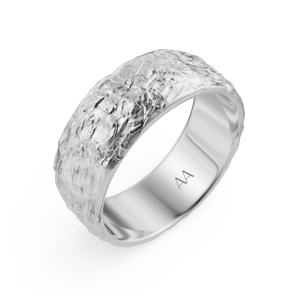 'Ares' 8mm wide Mens Band