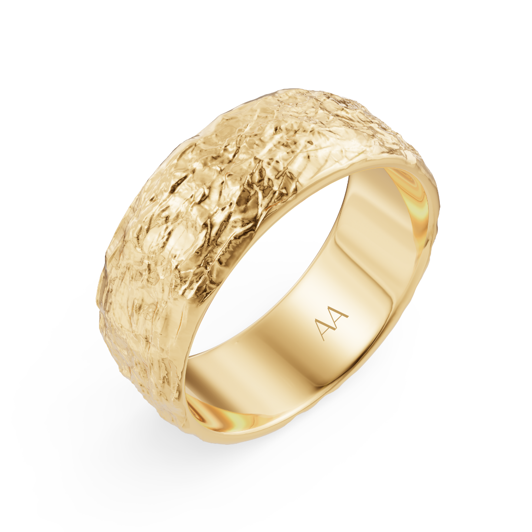 'Ares' 8mm wide Mens Band