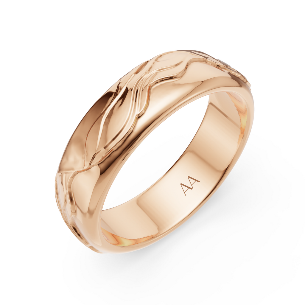 'Zephyr' 6mm wide Mens Band