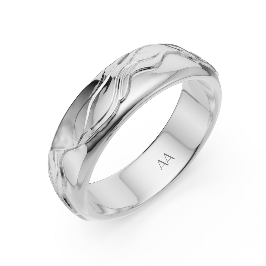 'Zephyr' 6mm wide Mens Band