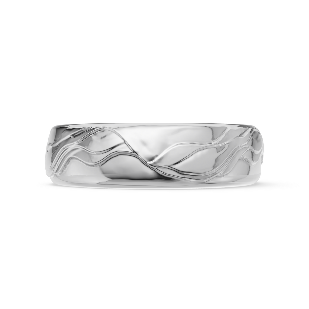 'Zephyr' 6mm wide Mens Band