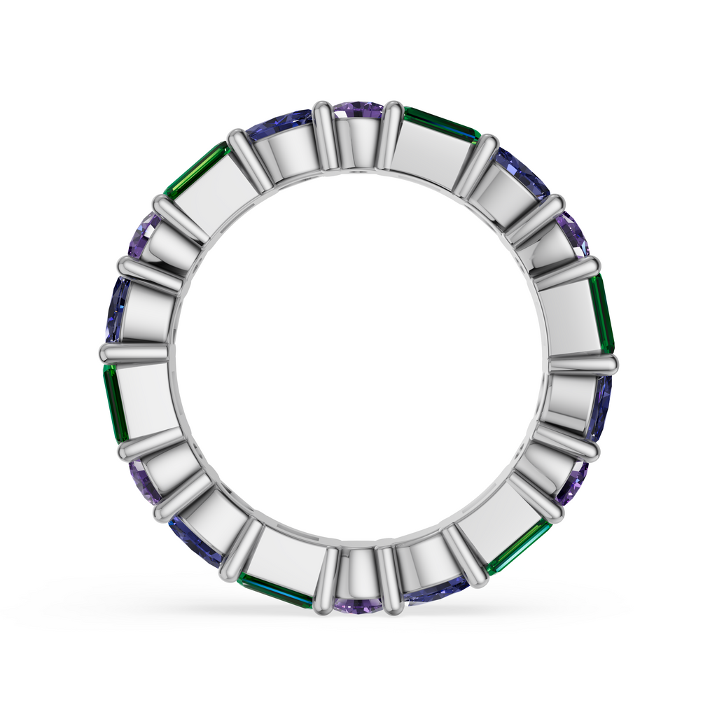 'Sovereign's Band' Mixed Gemstone Eternity Band