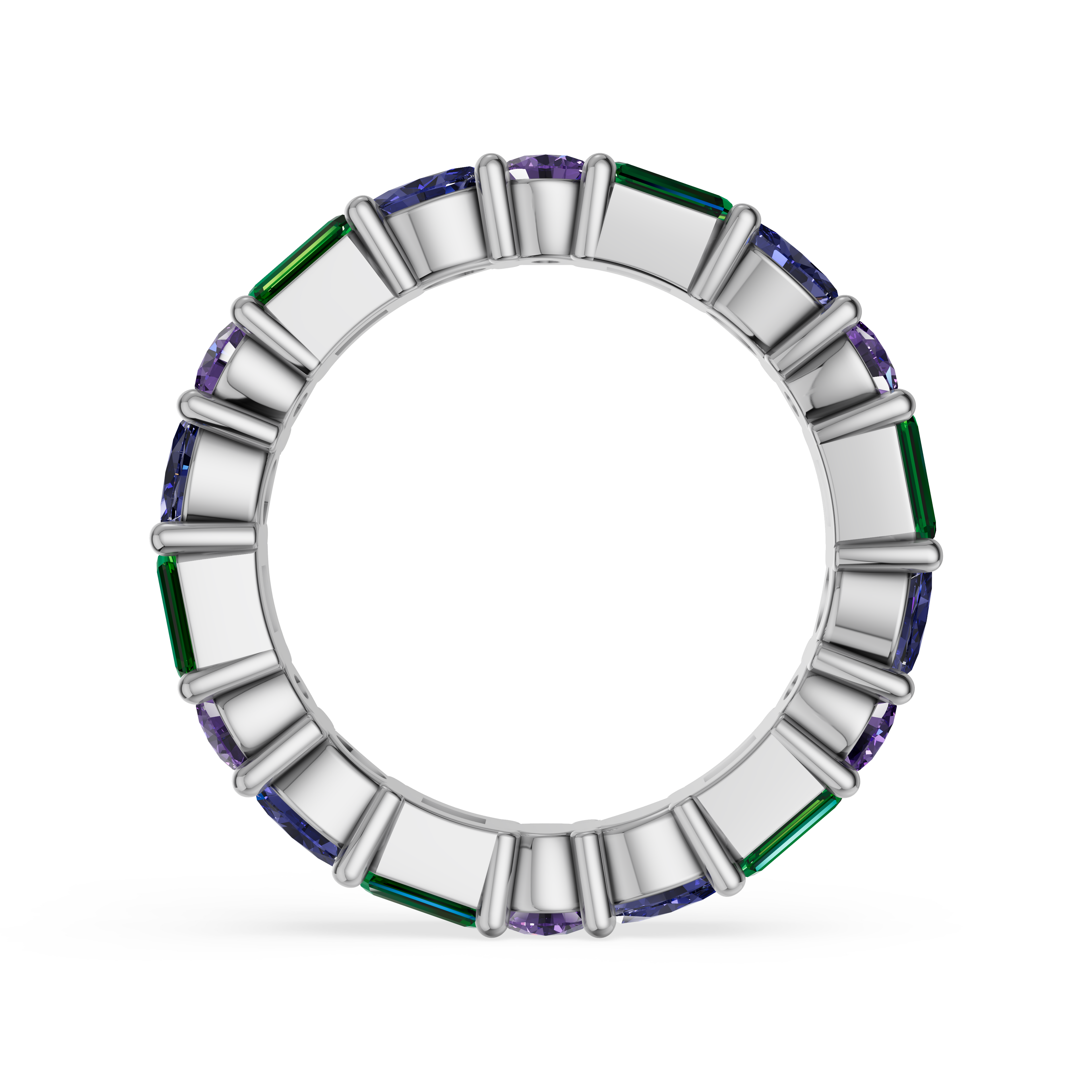 'Sovereign's Band' Mixed Gemstone Eternity Band