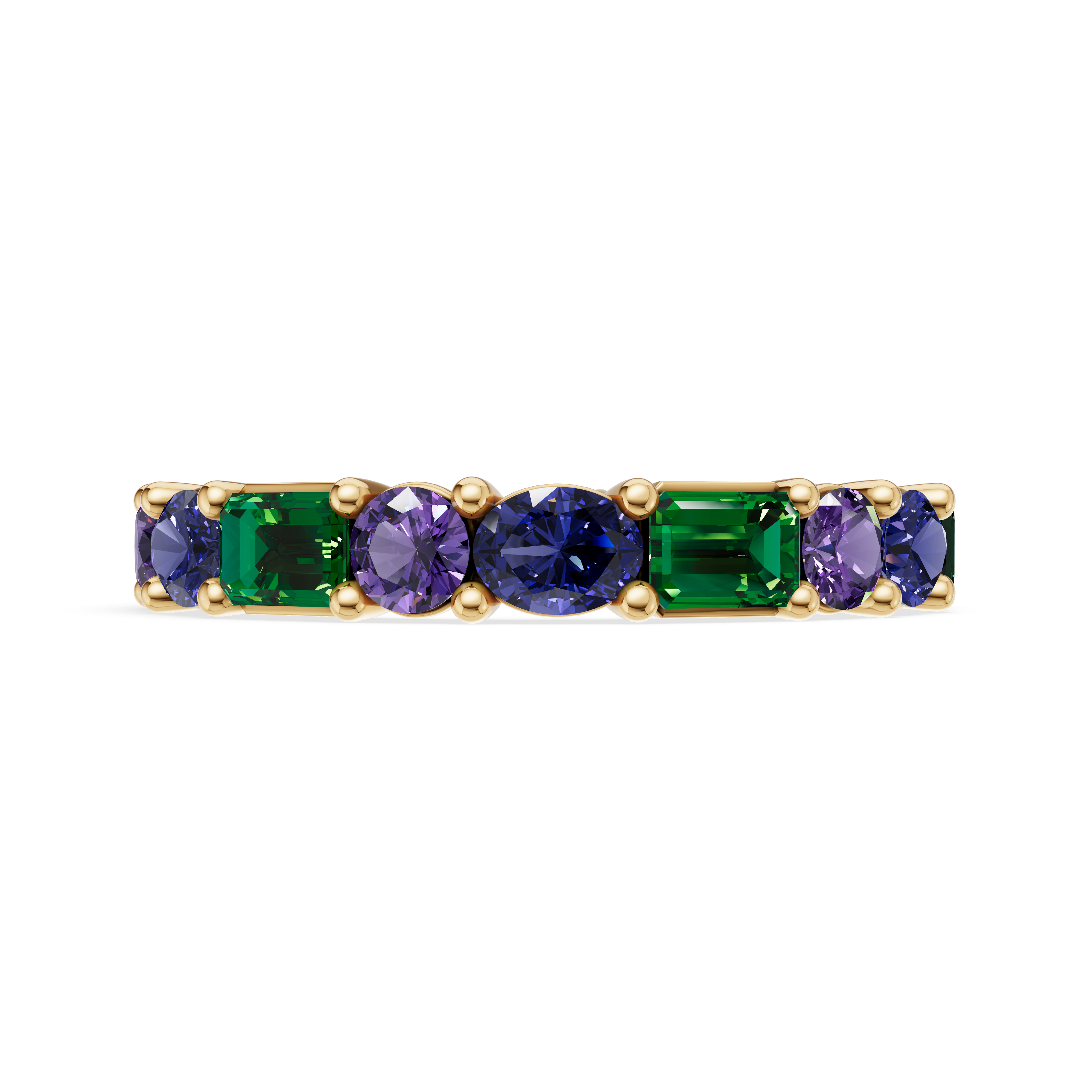 'Sovereign's Band' Mixed Gemstone Eternity Band