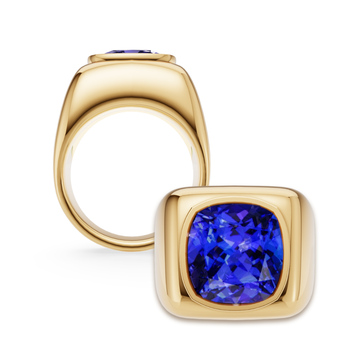 Custom men's gemstone ring design by Aurelia Atelier