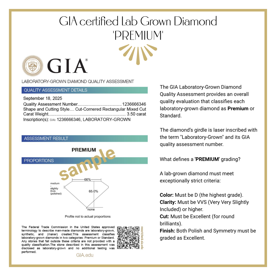 'Eros' One-Row Pavé Solitaire Lab Diamond Engagement Ring