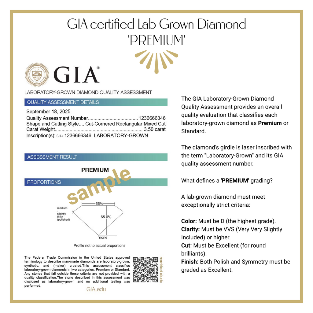 'Eros' 6-prongs, One-Row Pavé Round Brilliant Cut Solitaire Lab Diamond Engagement Ring